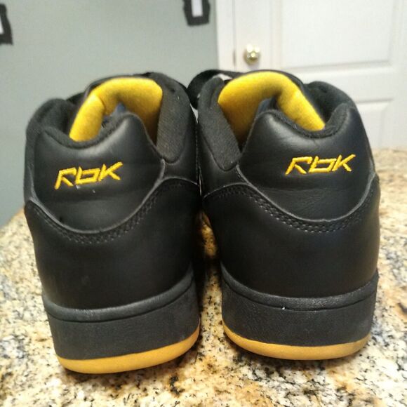 Rare Reebok Pittsburgh Steelers NFL Official Shoes 12 Shoes Black Yellow main image 7